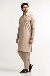 Salwar Kameez pour homme, personnalisable avec logo imprimé, léger, respirant, col haut, manches longues, style décontracté toutes saisons, très demandé - Product Image 3