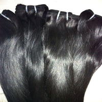Bundel rambut manusia keriting kuil India Penawaran grosir dengan ekstensi kualitas Premium pengiriman gratis