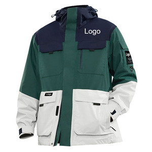 Haute qualité personnalisé hommes Parker à capuche coupe-vent veste Style décontracté fermeture à glissière hiver Sports de plein air taille XL-Long - Product Image 1