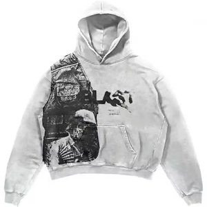 Sudaderas con capucha Y2k de último estilo para hombre personalizadas, sudaderas con capucha de algodón completamente hechas a medida para hombre a precio razonable - Product Image 1