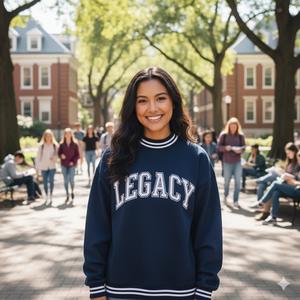 New Style Premium Oversized Chi Heorot <b>Turtleneck</b> Eco-Friendly Lined Loose Women's Casual Winter Front Private Label Sweatshirt - Product Image 5