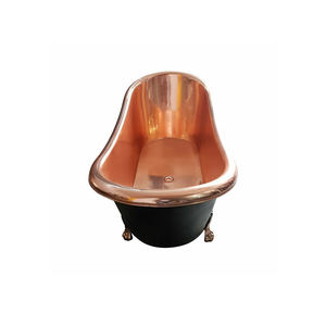 Bañera de metal con forma personalizada, color negro, hecha a mano, bañera personalizada, artículos de baño para el hogar, la mejor bañera de metal al por mayor - Product Image 4