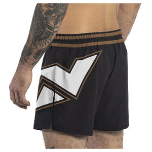 Shorts MMA pour hommes 100% Spandex/Polyester, logo personnalisé sur le devant, respirant, séchage rapide, nouveau design, emballage personnalisé, service OEM, en vente - Product Image 4