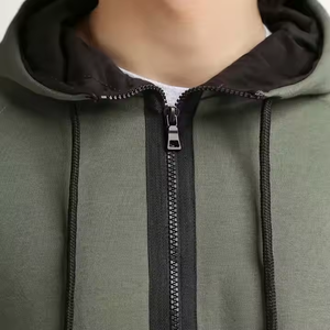 High Quality New Fashion Unisex Zipper Hoodies <b>Sweatshirt</b> 2026 Casual Winter 100% Cotton Breathable Quick Dry - Product Image 2