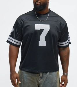 Maillot de sport unisexe en maille respirante à séchage rapide, manches courtes, mode été printemps, streetwear, logo personnalisé, directement de l'usine - Product Image 5