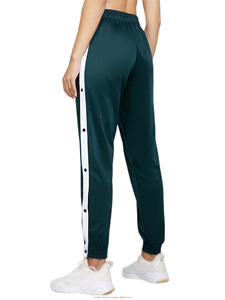 Women Casual Long Pants Mid Waist Buttoned Side Cargo Jogger Pants Summer Quick Dry Breathable - Product Image 3