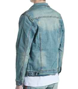 Veste pour homme de grande taille, vente directe d'usine, haute qualité, personnalisée, 2024, vente chaude, jeans pour homme, denim, vestes longues - Product Image 6