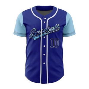 Maillots de baseball personnalisés, maillot de baseball par sublimation avec nom d'équipe et impression de joueur - Product Image 1