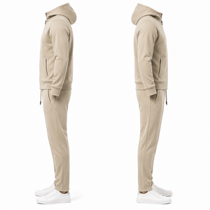 Conjunto Deportivo Personalizado para Hombre con Sudadera con Cremallera Completa, Pantalones Deportivos de Poliéster Premium, Ropa Deportiva para Gimnasio y Running, OEM, ODM, Marca Privada - Product Image 5