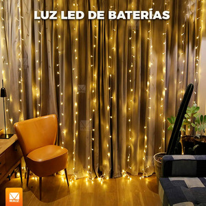Luces LED Decorativas RGB Multicolor de 3m para Navidad - Colores Surtidos - Product Image 5