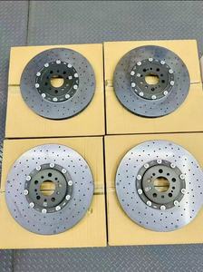 Vente directe d'usine en céramique de carbone avec disques de frein en céramique en fibre courte de 370mm à 410mm de long - Product Image 5