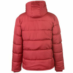 Custom High Quality Winter Cotton Padded Puffer Jacket Casual <b>Zipper</b> Solid Outdoor Hooded Puffer Jackets for Men - Product Image 2