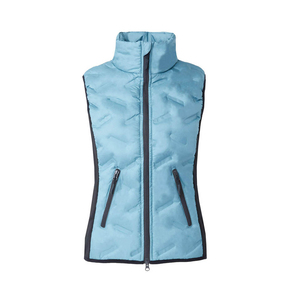 Professionnel nouveau gros femmes gilet bouffant vêtements d'hiver à la mode gilet bouffant à capuche fermeture éclair vers le haut sur mesure femmes gilet bouffant - Product Image 5