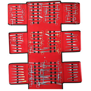 Juego de instrumentos quirúrgicos de acero inoxidable del fabricante Tijeras Fórceps Pinzas Porta agujas Retractores-Productos quirúrgicos - Product Image 1