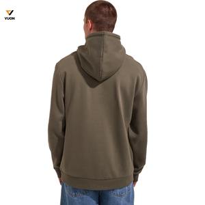 Sudaderas con Capucha de Algodón y Forro Polar de 430 g/m² para Hombre, Personalizadas OEM, Corte Regular, con Bolsillo y Estampado, para Invierno - Product Image 4