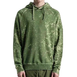 Custom Streetwear Acid Wash <b>Hoodie</b> <b>Plain</b> Heavyweight Cotton Material Pullover Blank Oversized Casual Breathable Men's 2026 - Product Image 1