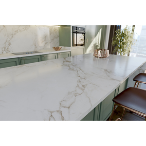 Hatra Printed Quartz Slab Kitchen Countertop <b>Vanity</b> Top 2cm 3cm Polished For Commercial Interior Construction Projects - Product Image 1