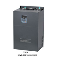 Variateur de fréquence (VFD) monophasé/triphasé 220V vers 380V CA pour moteur 0,75kW-630kW, sortie 500Hz max, contrôle vectoriel