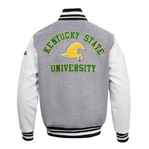 เสื้อแจ็คเก็ตมหาวิทยาลัย Kentucky ปรับแต่งได้สำหรับผู้ชายปกตั้งขนาดพลัสไซส์ฤดูหนาวขนกระต่ายขนแกะระบายอากาศได้ดี - Product Image 3