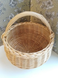 Handmade round <b>flower</b> girls <b>basket</b> Handmade Storage <b>Baskets</b> Natural Rattan Modern Multifunction Made in Viet Nam - Product Image 3