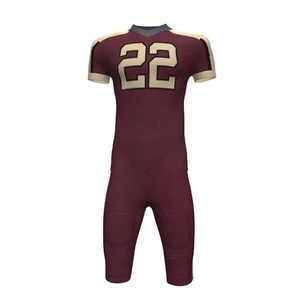 100% Polyester Short Sleeve Plain Custom Soccer Uniform Sets / Best Quality American Football High Quality New <b>Design</b> - Product Image 2