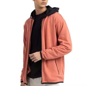 Sweat-shirts à capuche unisexes personnalisés, style streetwear décontracté, broderie, fermeture éclair, 100% coton, molleton/tissu éponge français, séchage rapide, respirant, faible MOQ - Product Image 6
