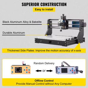 3 Axis CNC Wood <b>Router</b> PCB Milling Machine <b>Mini</b> Engraving Cutting Kit Single Motor Easy to Operate NC Studio DIY Offline Control - Product Image 6
