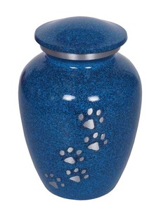 Urne funéraire décorative verte Urne funéraire Urne funéraire décorative en métal durable avec design poli au prix de gros - Product Image 5