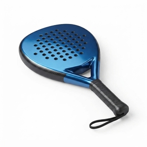 Raquette de padel légère en fibre de carbone et graphite, noyau en mousse EVA, cadre durable, face texturée, prise en main équilibrée, contrôle de la puissance - Product Image 6