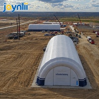 Hangar pneumatique à grande portée pour l'entretien des avions et le stockage aéronautique
