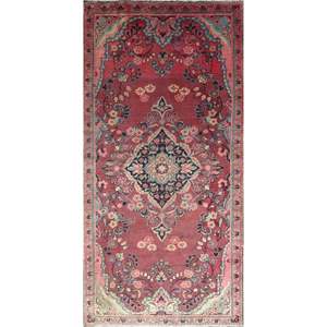 Tapis en laine noué à la main Mahal vintage, motif floral classique, artisanal, écologique, traditionnel, couverture décorative pour le sol de la maison - Product Image 1