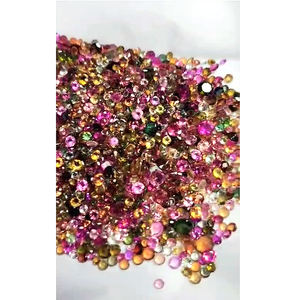 2375 piezas de turmalina múltiple natural 3mm 4mm corte redondo 285 Cts lote Iroc ventas faceta de piedras preciosas de alta calidad limpia US $485 para todos - Product Image 3