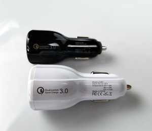 차량용 휴대폰 충전기 듀얼 USB QC 3.0 고속 충전 어댑터 미니 USB 듀얼 차량용 충전기 - Product Image 5