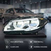 Kit de Actualización de Faros Delanteros LED Angel Eye XUNBAI de 55W y 12V para Serie 5 F10/F18 (2011-2017), Reemplazo Directo