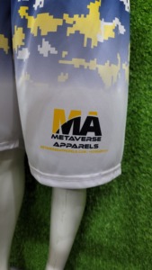 METAVERSE APPAREL-Pantalones cortos de baloncesto unisex para invierno, kit de talla grande, transpirables, de secado rápido, malla de poliéster 100% sin mangas - Product Image 4