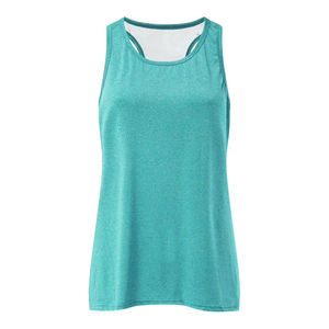 Quick Dry Breathable <b>Short</b> <b>Sleeveless</b> Women Racerbacks Front Logo Custom Size Tank <b>Tops</b> 100% Cotton High Quality Factory Made - Product Image 4