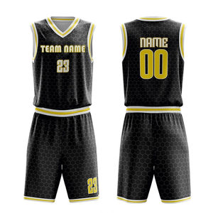 Wholesale Custom <b>Top</b> Trending Breathable Printed Polyester Sets Low Price OEM Training Team Wear Basketball Uniform Sports High - Product Image 6