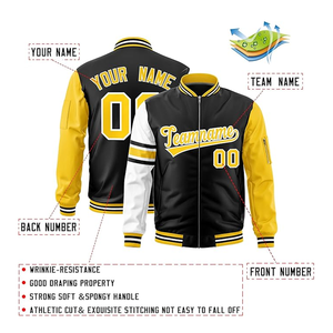 Chaqueta de bombardero informal para hombre, ropa deportiva ligera ajustada, cuello levantado, cierre de cremallera, transpirable, a prueba de viento - Product Image 3