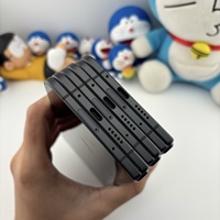 Teléfono Inteligente 9pro Fold Negro 5G LTE Desbloqueado, 16GB+512GB, Diseño Trasero con Triple Cámara, Acabado Mate, Estilo Moderno, Inglés/Francés/Español