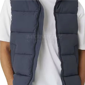 Gilet matelassé sans manches décontracté respirant imperméable pour homme, idéal pour l'hiver et les activités de plein air, personnalisable avec logo - Product Image 5