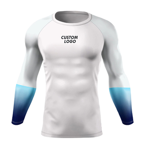 Créez votre propre rashguard MMA pour homme de haute qualité, personnalisé, imprimé, OEM ODM, à séchage rapide, manches longues, tissu 220g, couleurs personnalisées - Product Image 1