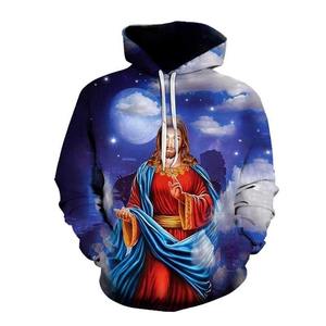 Conjuntos de sudaderas con capucha cristianas de alto rendimiento Ropa de calle personalizada Algodón en blanco Con capucha Ajuste suelto Calidad pesada Anti-Pilling Puff Impreso - Product Image 6