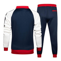 Conjunto Deportivo de Invierno para Hombre 2023, 2 Piezas, Ecológico, Reversible, de Poliéster/Algodón, Cortavientos, Transpirable, Tallas Grandes, MOQ 2 Piezas