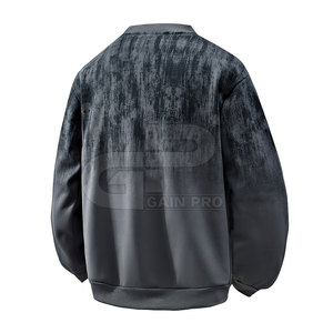 Sudadera de Hombre de Peso Pesado, de Algodón y Felpa, Cómoda, Cálida, para Gimnasio, Fitness, Aire Libre, Uso Diario Informal - Product Image 2