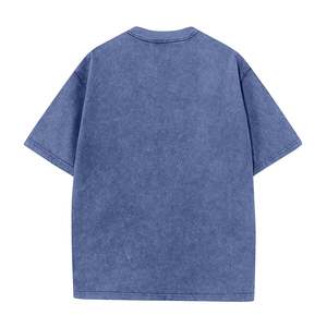 OEM Retro 100% Cotton Heavyweight <b>Men's</b> T-Shirts Oversized DTG Print Logo Tee Shirt Stone Acid Washed Vintage T-Shirt For <b>Men</b> - Product Image 3