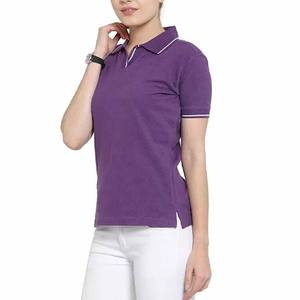 Camiseta Polo de manga corta personalizada para mujer, Jersey de algodón de alta calidad, estampado informal a la moda con decoración de logotipo - Product Image 4