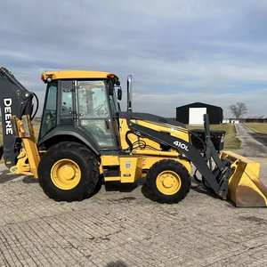 Nouveau John Deer 410L chargeuse-pelleteuse sur pneus machines de construction d'origine approuvé CE 6-9 tonnes John Deer 410D - Product Image 1