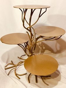 Soporte de latón puro para pastel de boda, soporte para tartas de diseño moderno de lujo, artesanía de alta calidad para decoración del hogar y Hotel, superventas - Product Image 4