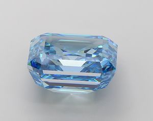 Diamante Suelto Cultivado en Laboratorio de 10.01 Ct, Corte Asscher, Color Azul Intenso, Claridad VS2, Certificado IGI para Joyería - Product Image 6