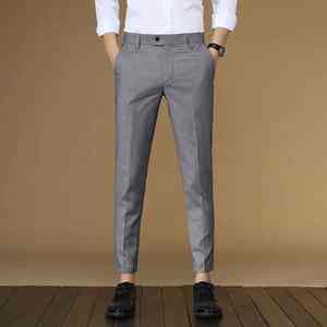 กางเกงคาร์โก้ของผู้ชายกางเกงขาตรงเอวสูงกระเป๋าข้างถนนมีกระเป๋ายีนส์ฮิปฮอปพิมพ์ลาย - Product Image 3